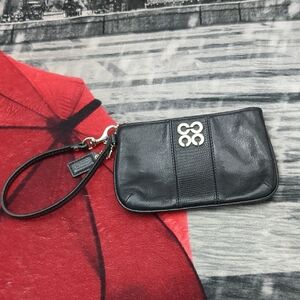 Coach Leather wristlet
